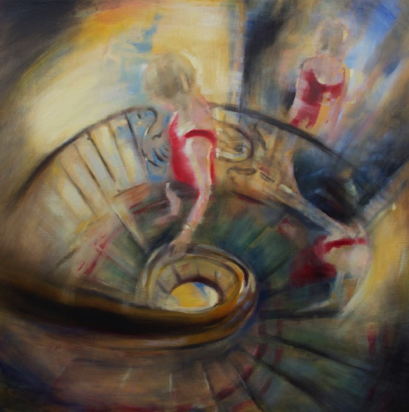 Gregg Chadwick
Moreau's Spiral
40"x40" oil on linen 2015 
Private Collection, Los Angeles, California